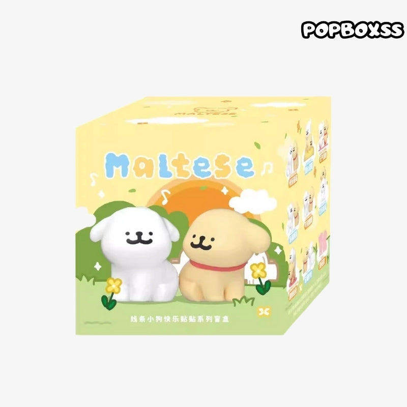 Maltese Happy Snuggling Series Figure Blind Box