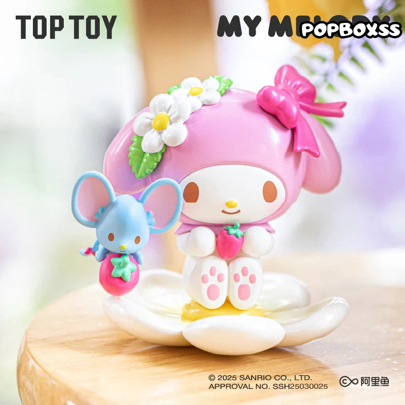 TOP TOY Sanrio Characters Spring Flower Series Figures Blind Box