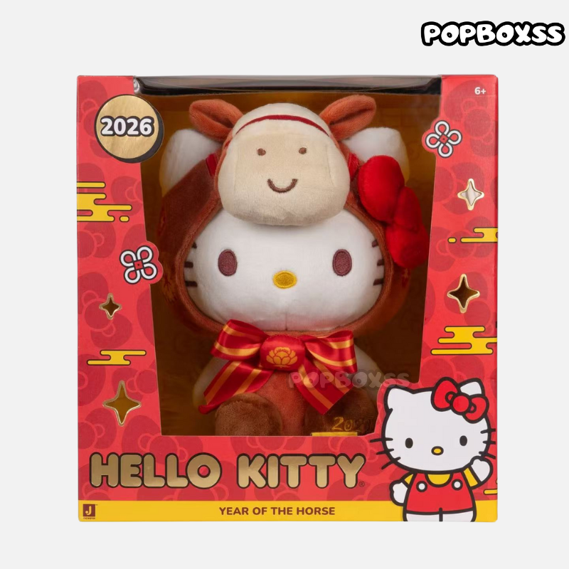 Hello kitty New Year Year of the Horse limited edition plush cartoon doll
