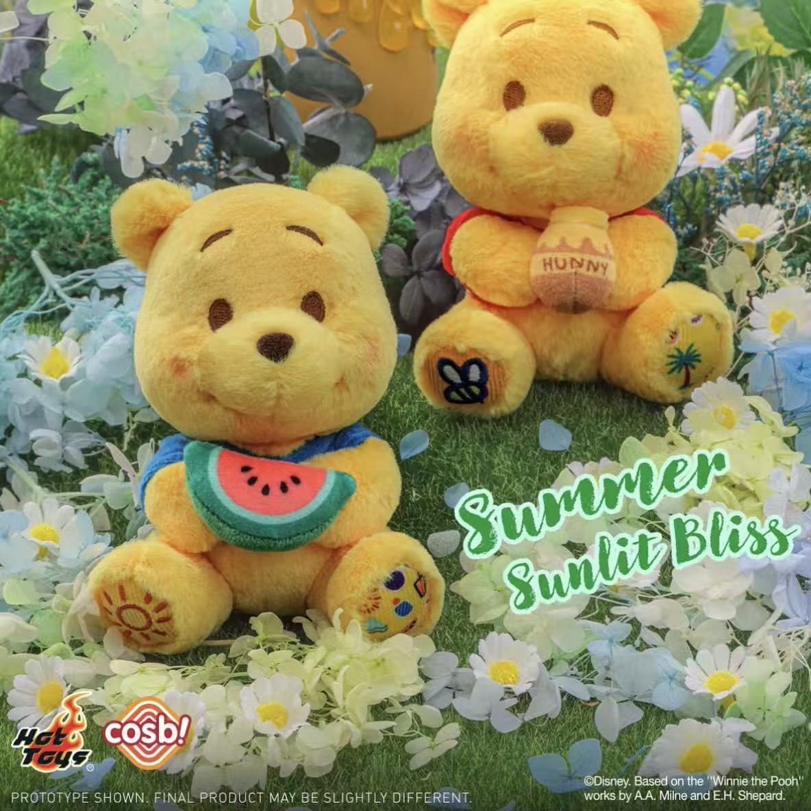 DSN Winnie the Pooh Bloom To Snow Series Cosbi Plush Keychain Collection Blind Box