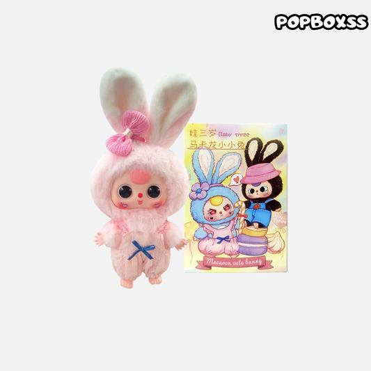 Baby Three Macaron Cute Bunny Series Plush Dolls. Blind Box