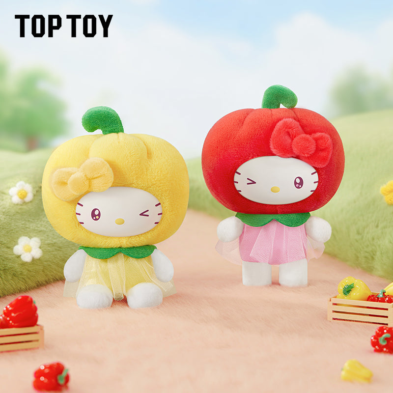 Sanrio Characters Fruit & Vegetable Series Mini Vinyl Keychain Pendant Blind Box