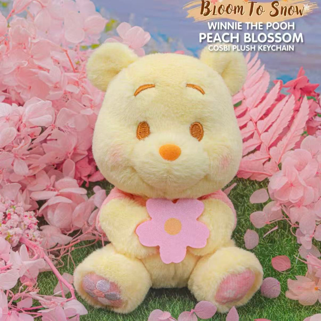 DSN Winnie the Pooh Bloom To Snow Series Cosbi Plush Keychain Collection Blind Box