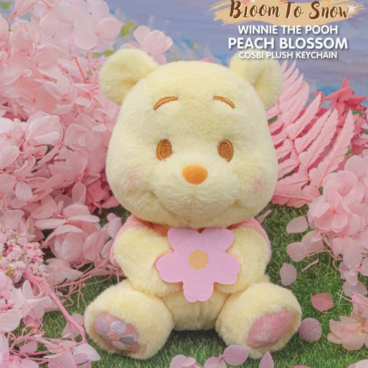 DSN Winnie the Pooh Bloom To Snow Series Cosbi Plush Keychain Collection Blind Box