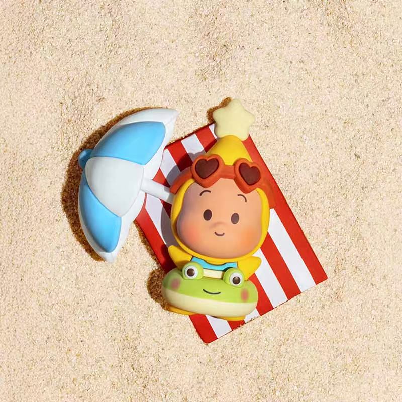POPMART POP BEAN Island Vacation Series Refrigerator Magnet Blind Box (PRE-ORDER)