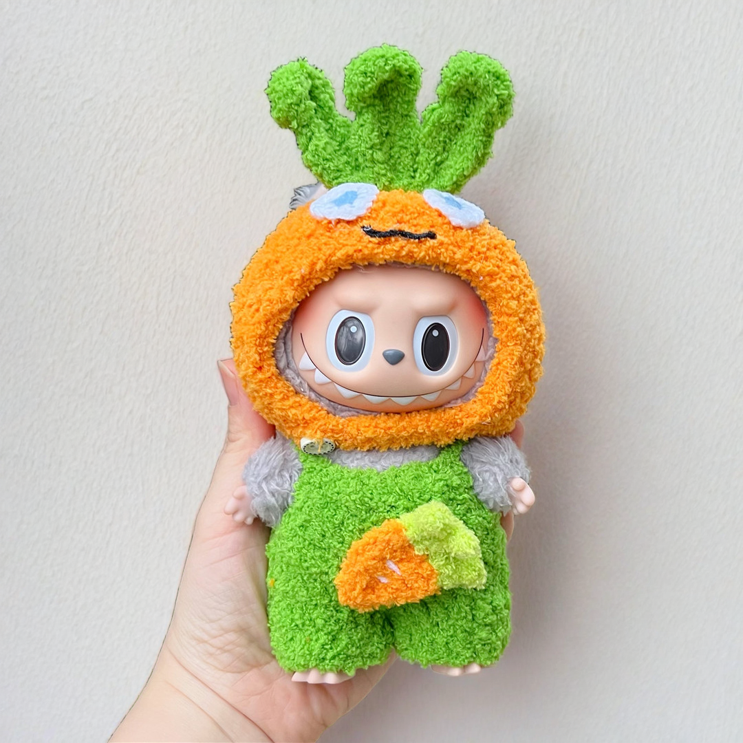 Labubu Carrot Bunny Costume Set - Playful and Adorable