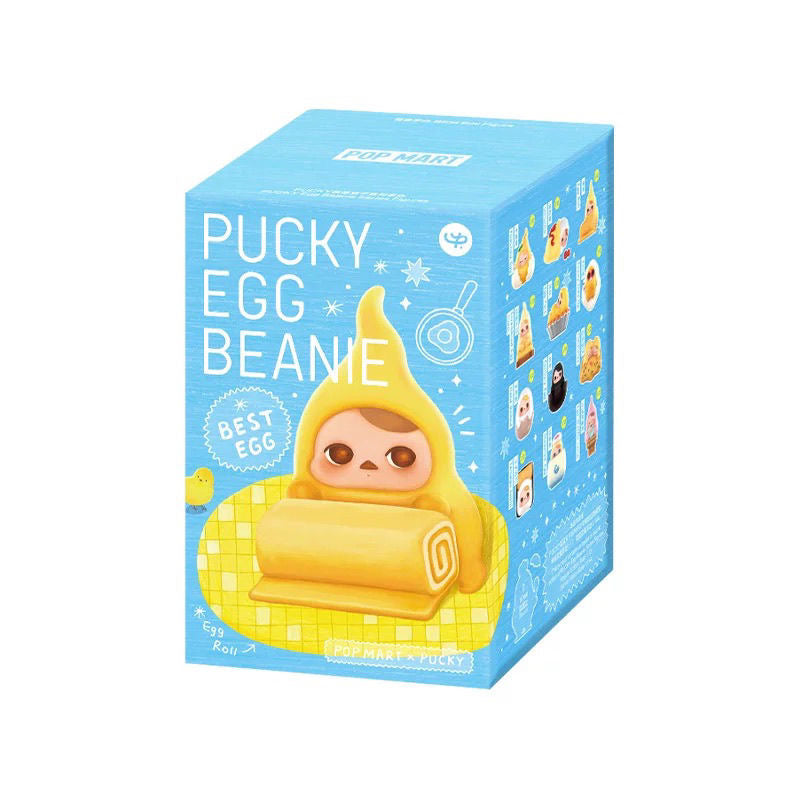 PUCKY Egg Beanie Series Figures. Blind Box
