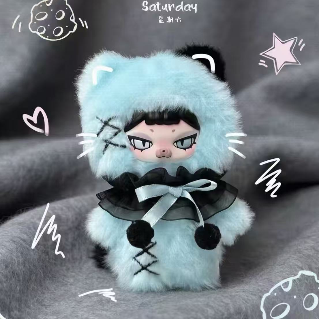 Piku The Week Series Plush Pendant Blind Box