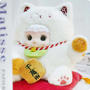 Lucky Meow Series Plush Doll. Blind Box