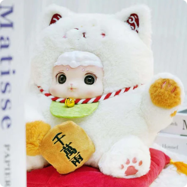 Lucky Meow Series Plush Doll, Blind Box
