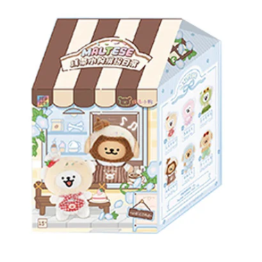 Maltese Colorful Daily Life Series Plush Pendant Dolls. Blind Box