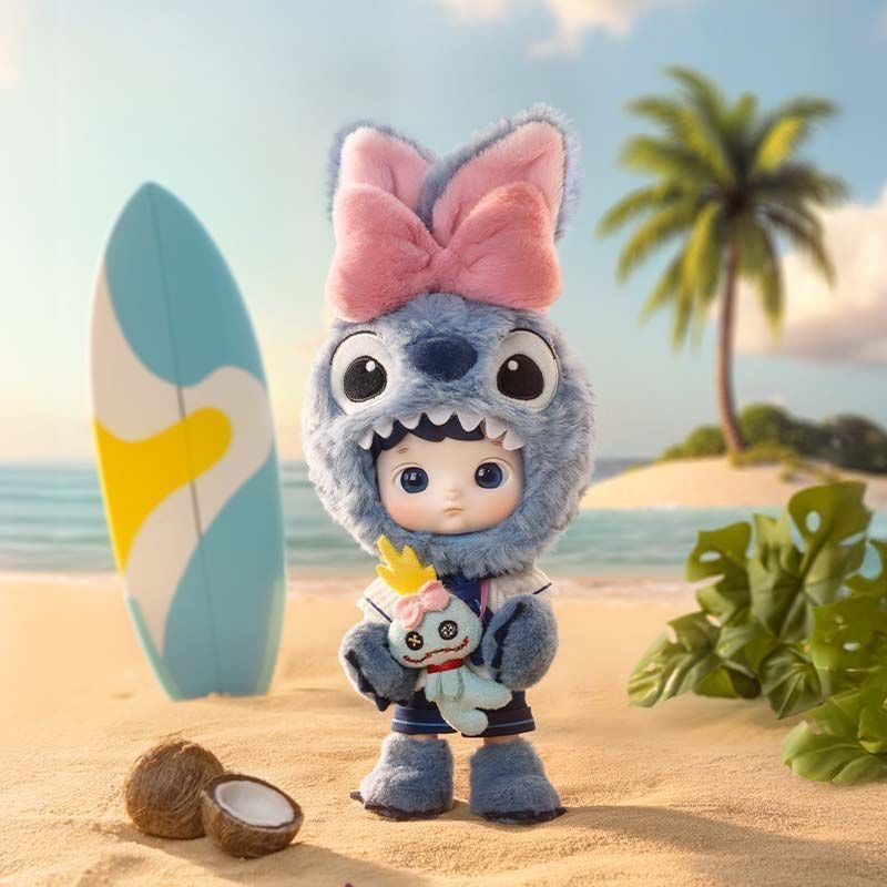 POPMART HACIPUPU Stitch 1/8 Action Figure Trendy Cute Ornaments Creative Gift