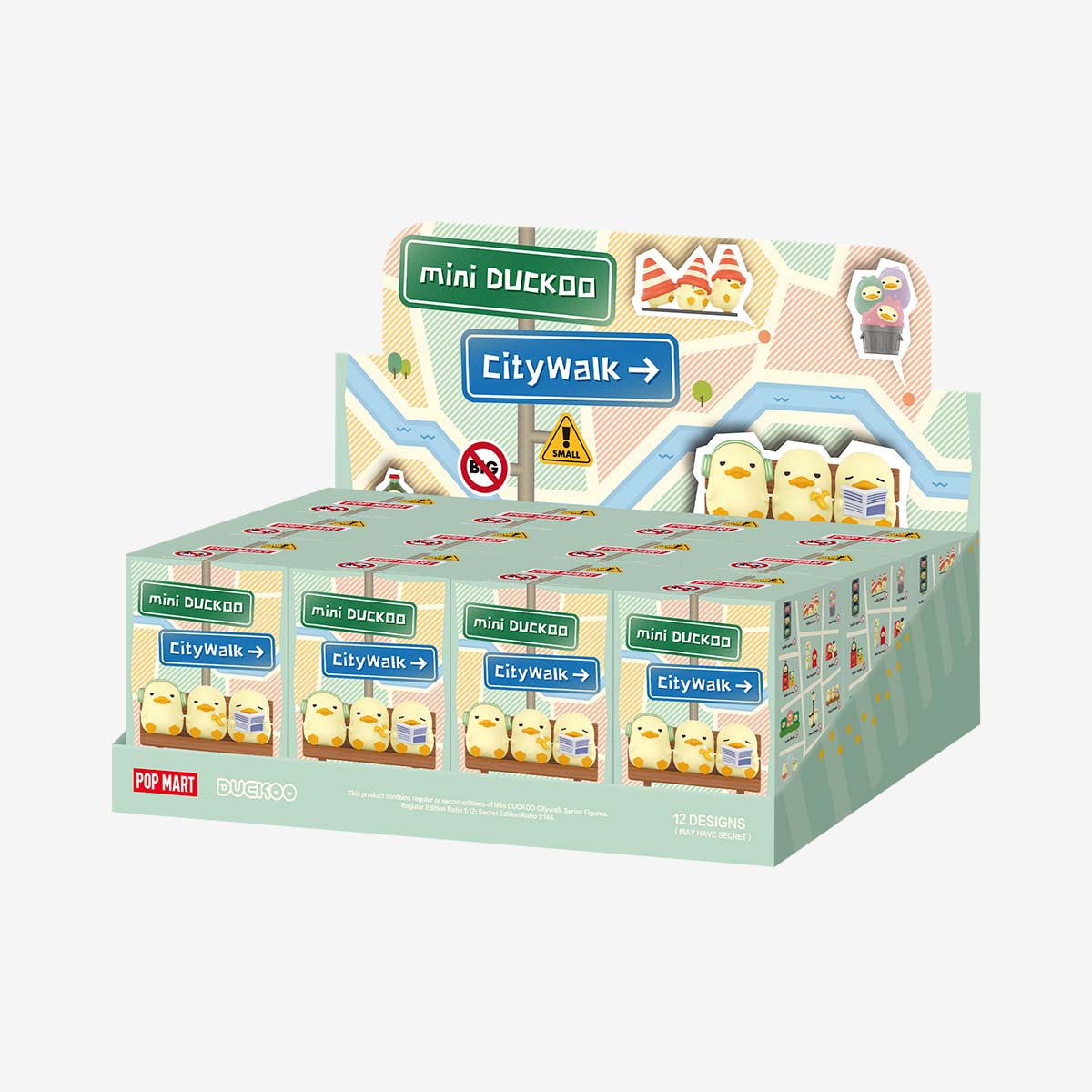 POPMART Mini DUCKOO Citywalk Series Figures