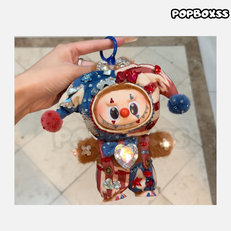【Customized Two-Week】 Labubu Swarovski Crystal Doll Clothes (Doll Included) JUGGLING CLOWN