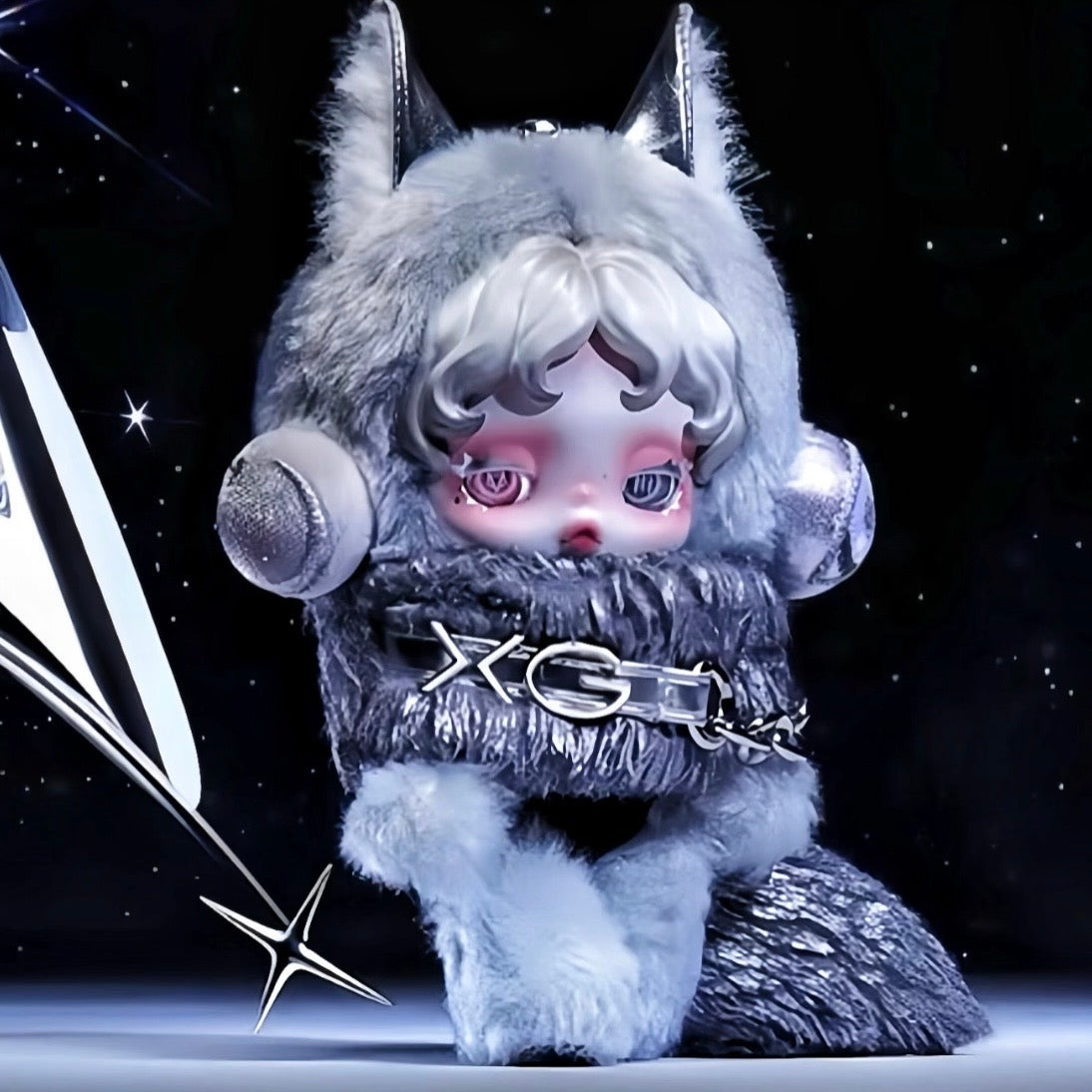 SKULLPANDA XG Plush Doll Pendant Japan Exclusive (PRE-ORDER)