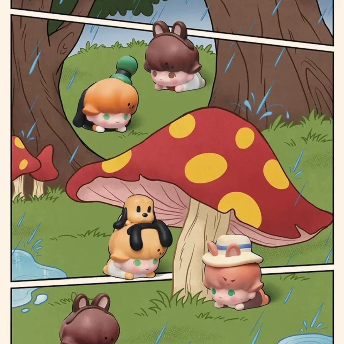 POP BEAN DIMOO WORLD × DSN Classic Series(3Pcs Per Pack)