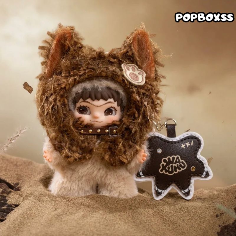 WAKUKU Puka Meow And Fuzzy Kid Series Mini Plush Hanging Card