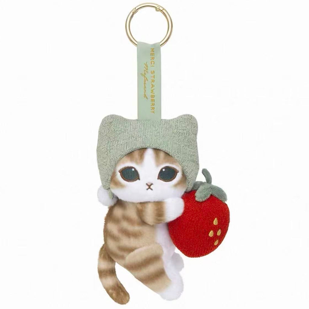 Mofusand MERCI STRAWBERRY Series Plush Pendant