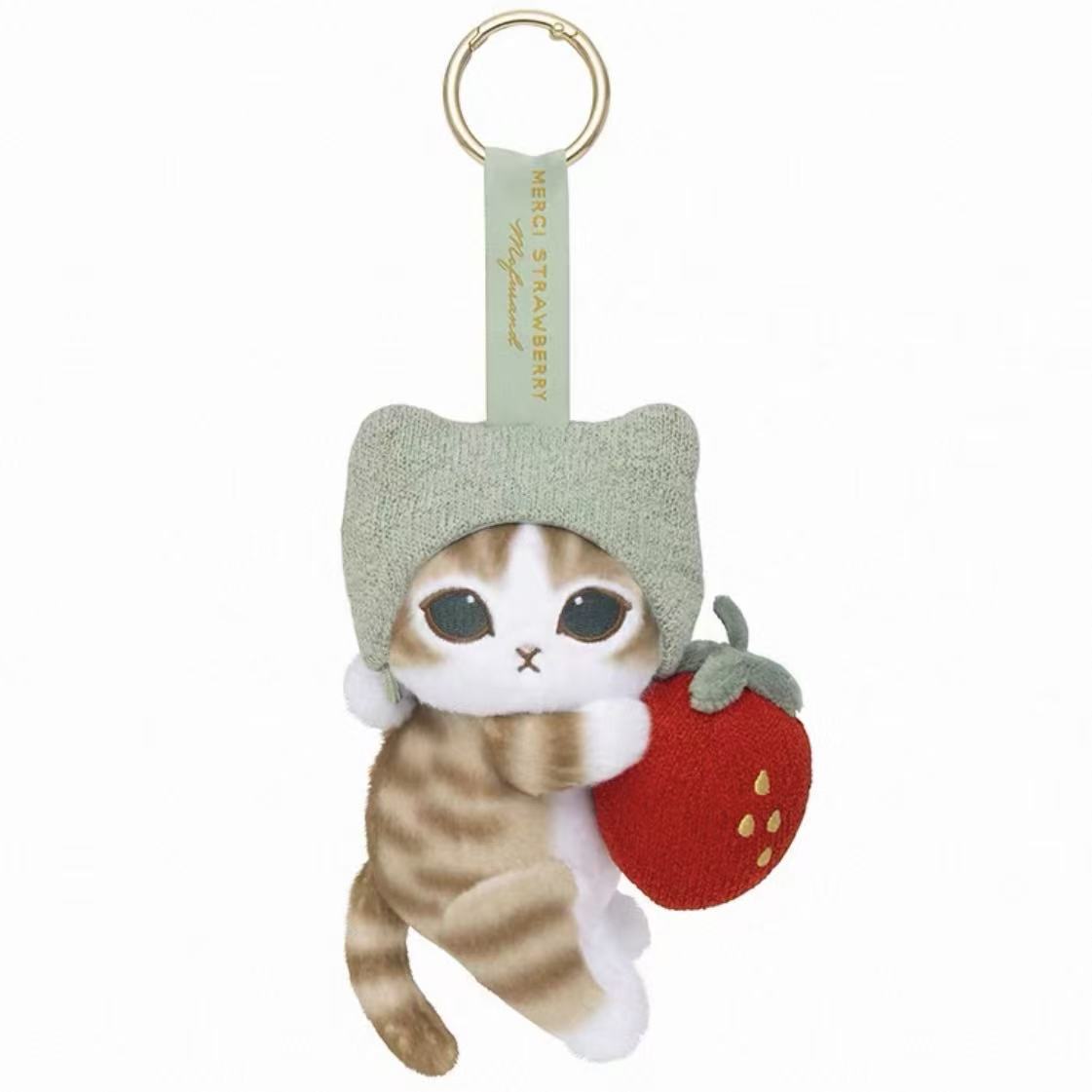 Mofusand MERCI STRAWBERRY Series Plush Pendant