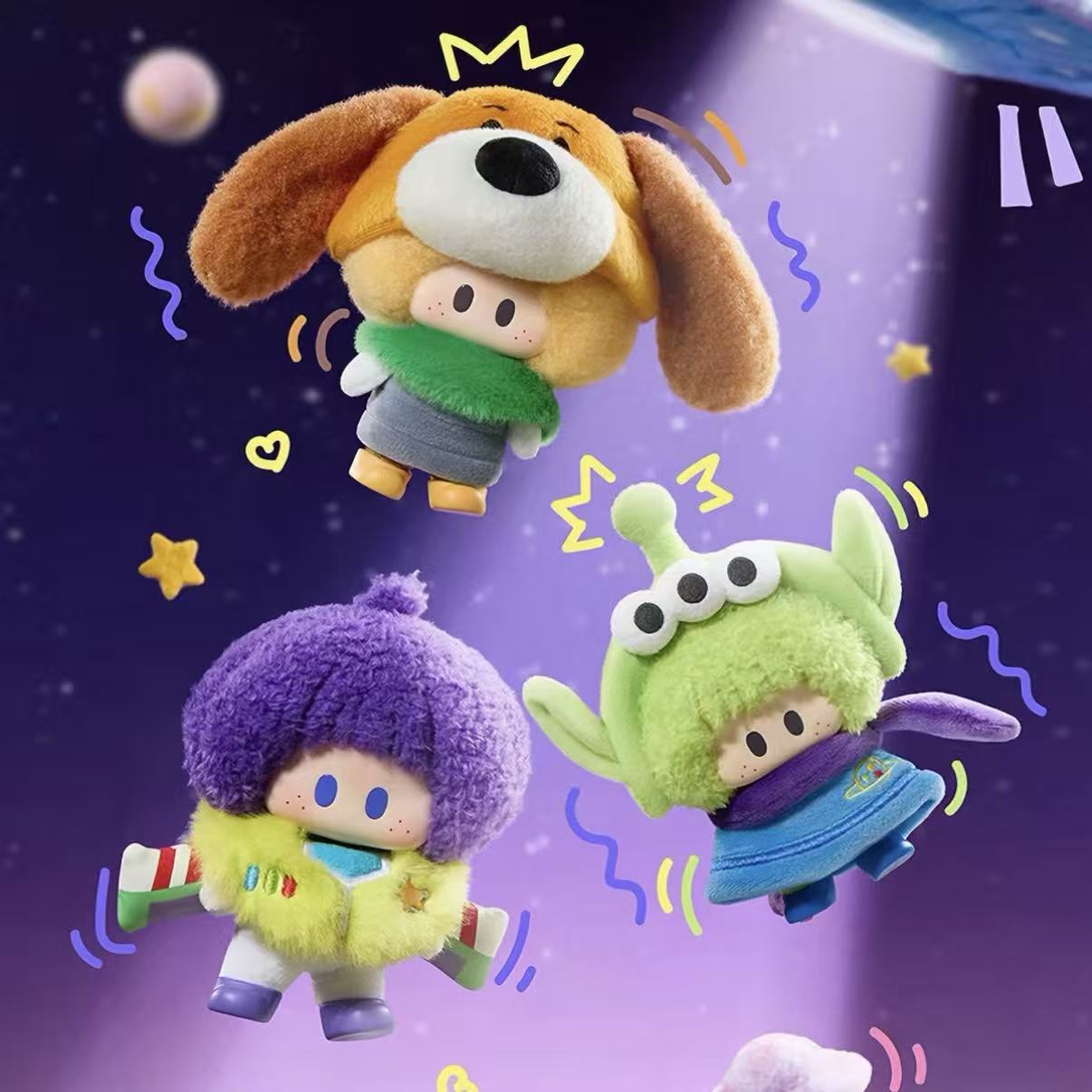 YOYO Toy Story 5 Cute Together Series Plush Pendant Blind Box