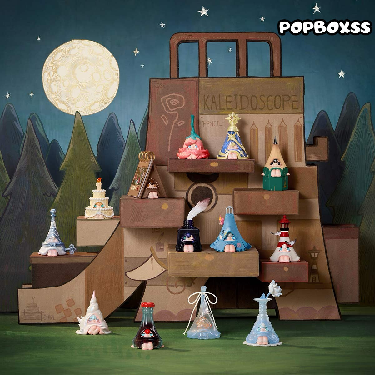 1001MOONS Where's the Elephant Slide Series Figures(PRE-ORDER)