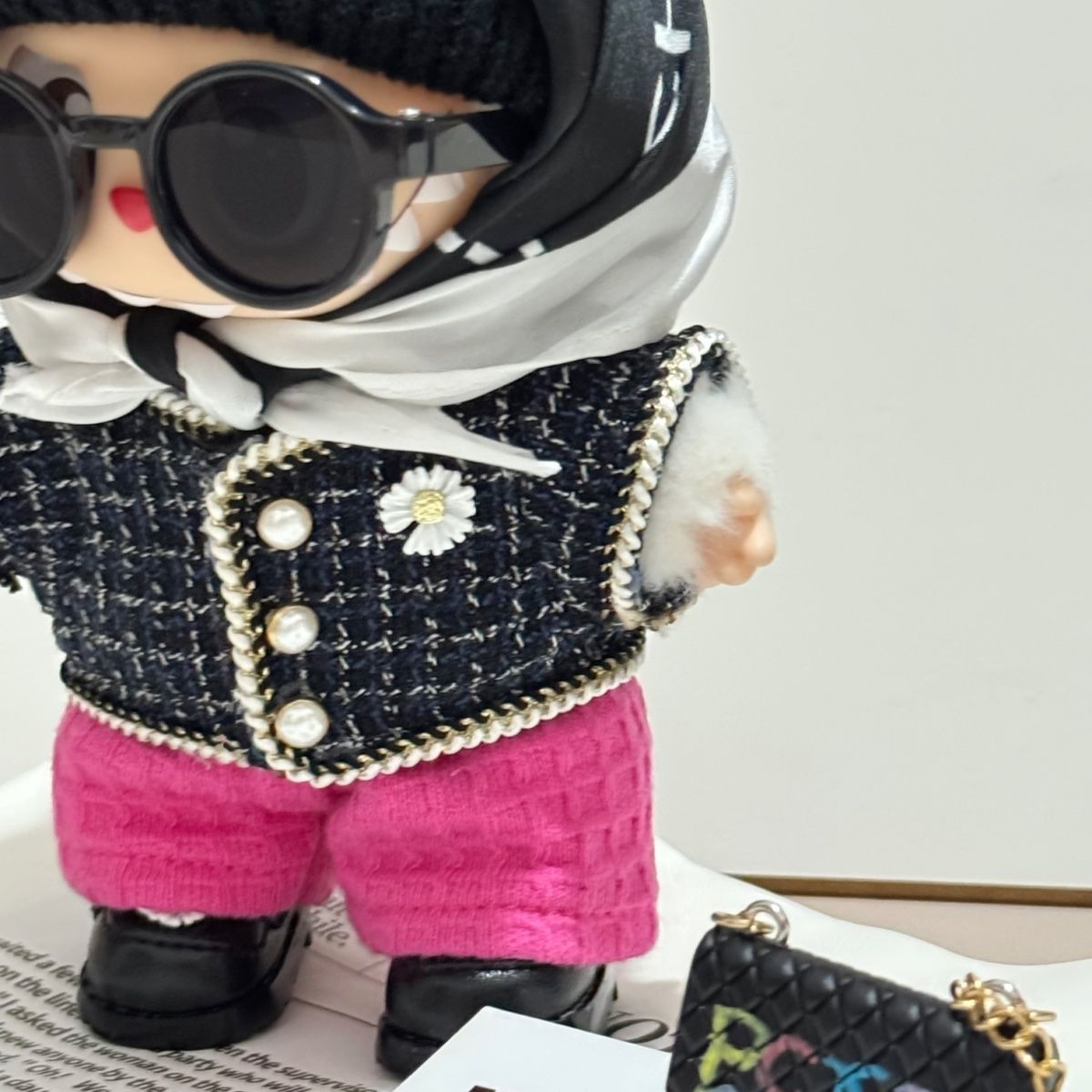 G-Dragon's same style labubu doll clothes(No doll)