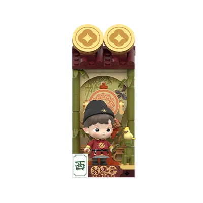 Wealthy Snake's New Year Celebration -Fortunate Hand Series Block Figures