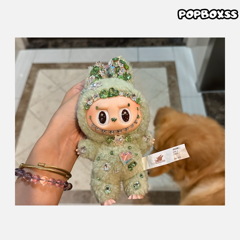 【Customized Two-Week】 Labubu Swarovski Crystal Doll Clothes (Doll Included) Macaron
