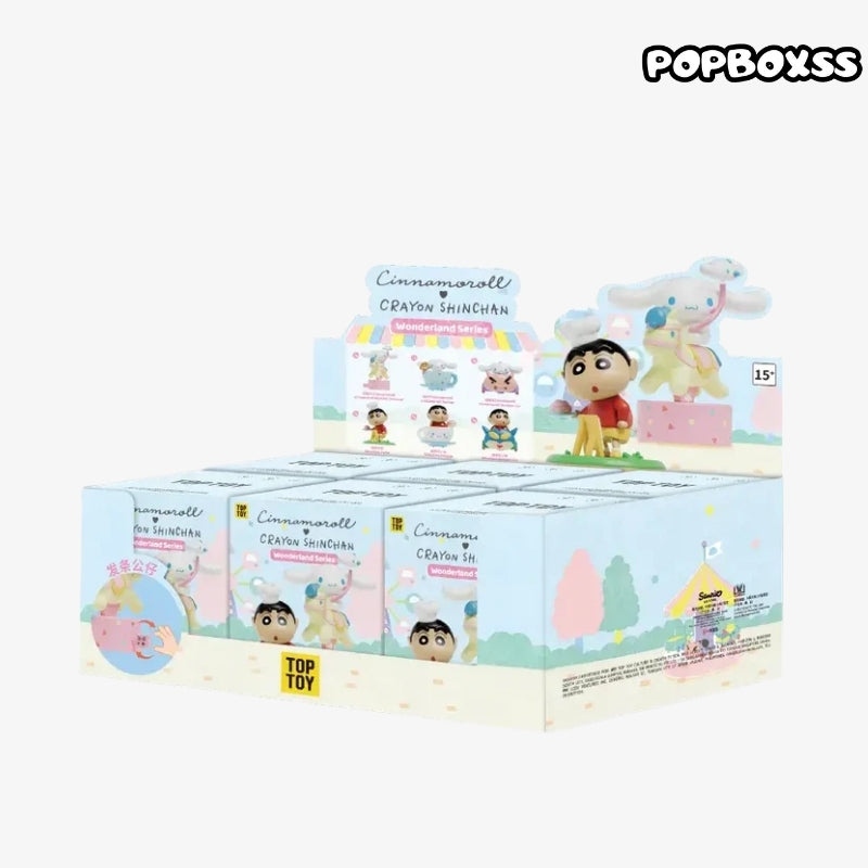 CINNAMOROLL X CRAYON SHINCHAN Wonderland Series Figures Blind Box