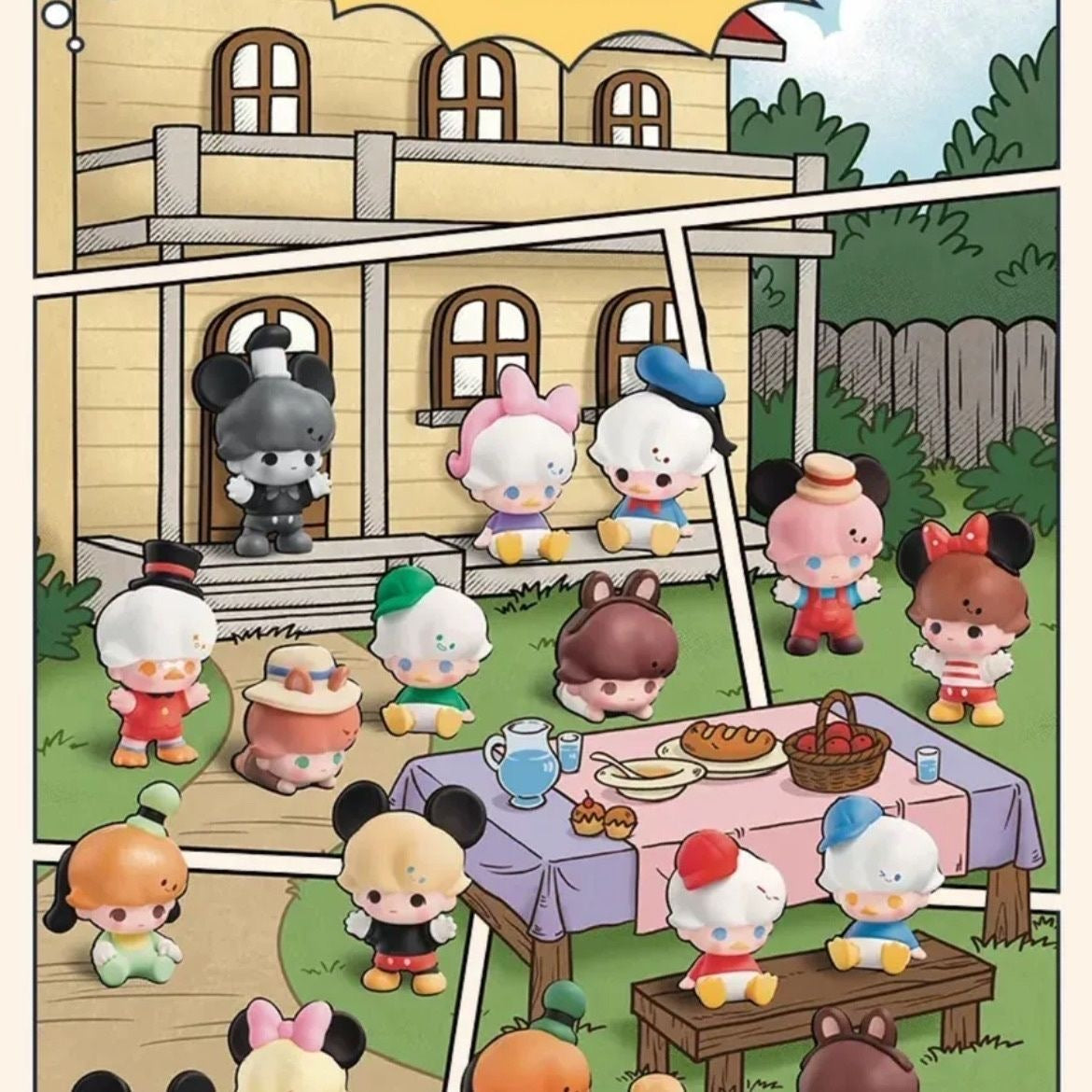 POP BEAN DIMOO WORLD × DSN Classic Series(3Pcs Per Pack)