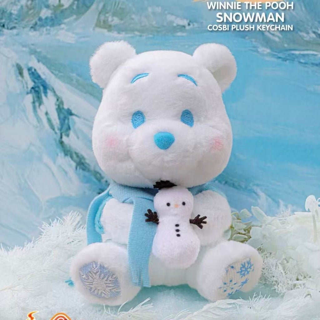 DSN Winnie the Pooh Bloom To Snow Series Cosbi Plush Keychain Collection Blind Box