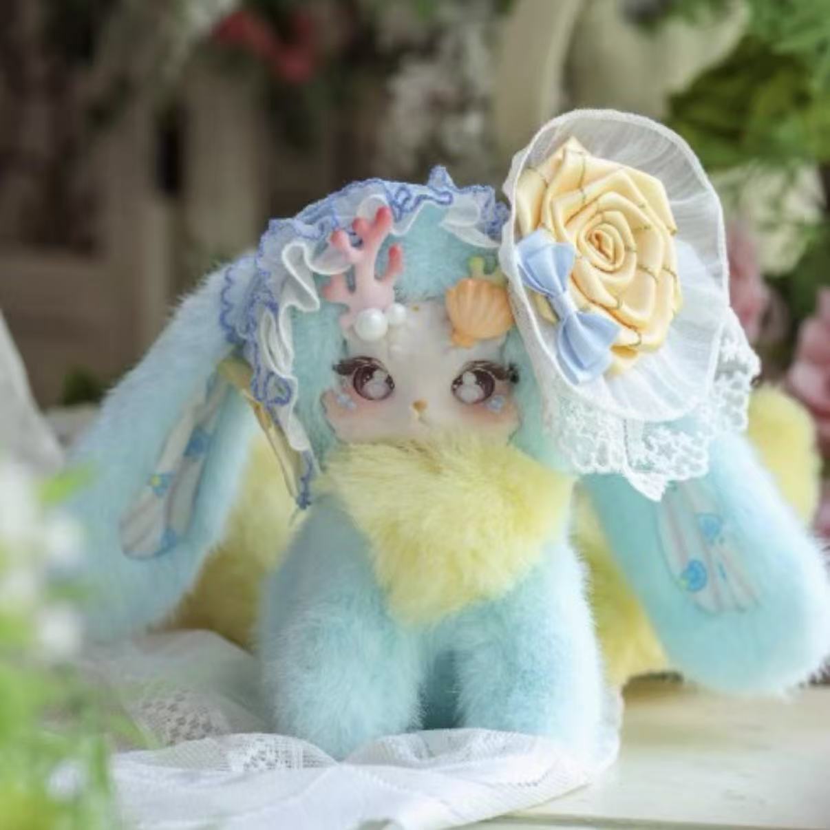 TUTULONG V6 Fluffy shore Vinyl plush pendant blind box