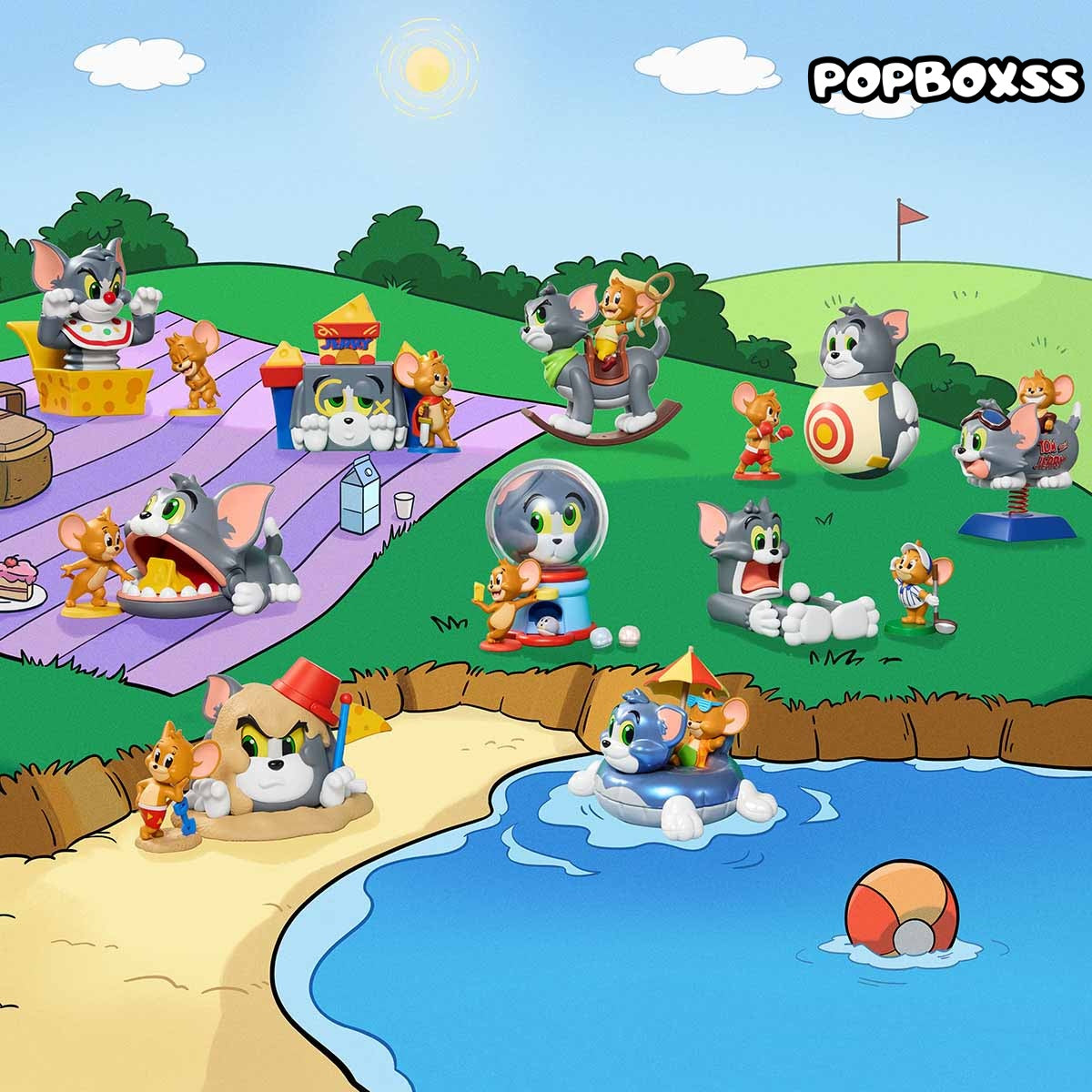 Tom and Jerry: Funfair Series Figures