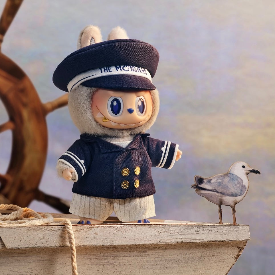 POPMART LABUBU de vliegende captain sailor mokoko Mermaid Vinyl plush toys