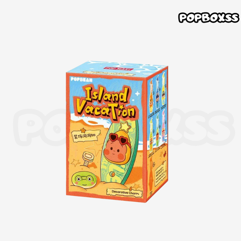 POPMART POP BEAN Island Vacation Series Shoe Charms Blind Box (PRE-ORDER)