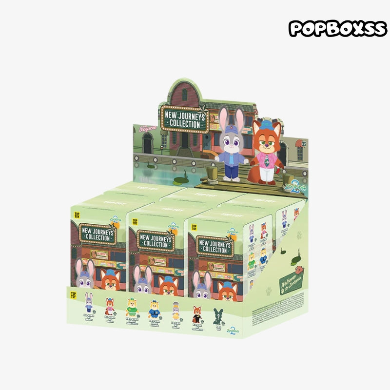 ZOOTOPIA 2 New Journey Series Plush Keychain Blind Box
