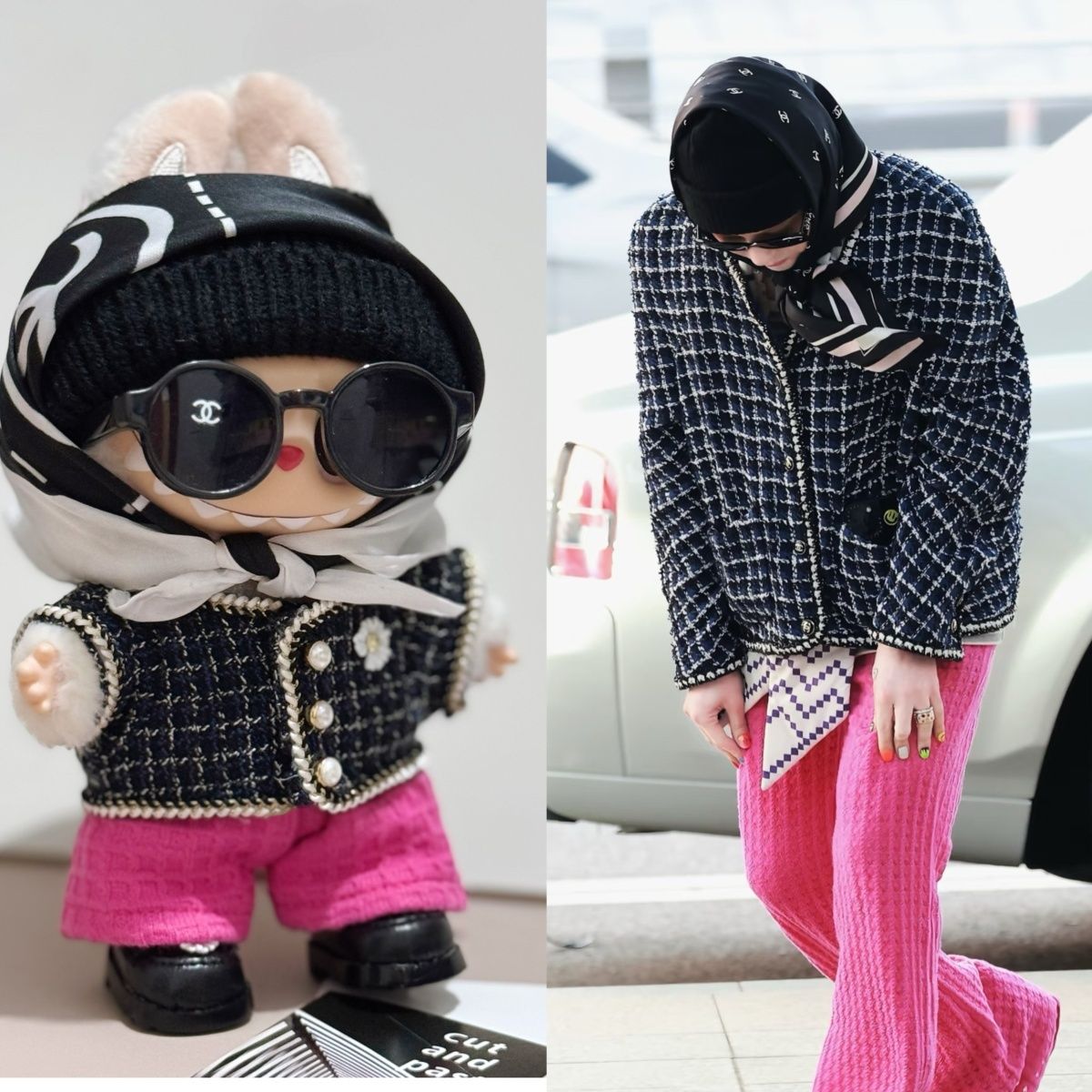 G-Dragon's same style labubu doll clothes(No doll)