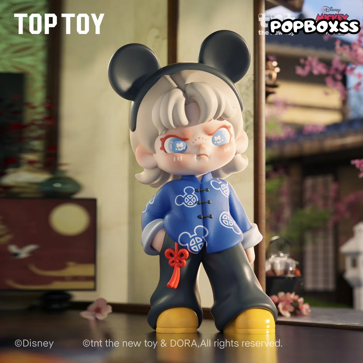 TOP TOY DISNEY DORA Loves Mickey Series Figures Blind Box