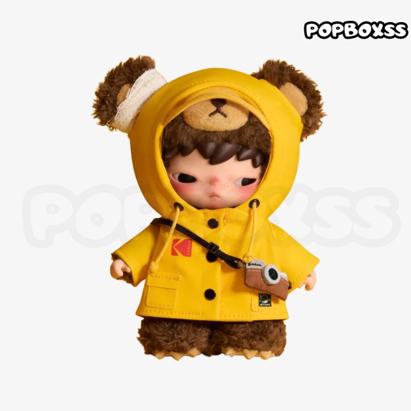 POP MART Hirono × Kodak Little Bear Vinyl Plush Pendant, Korea Exclusive (PRE-ORDER)