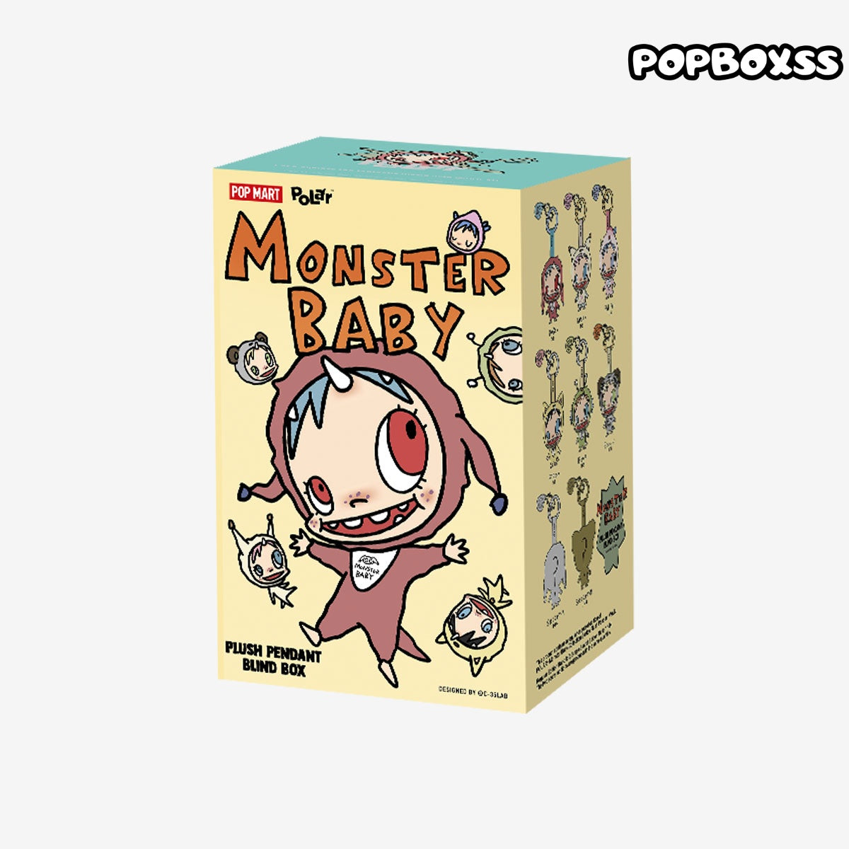 POLAR-Monster Baby Collection Series Plush Pendant Ver.1(PRE-ORDER)