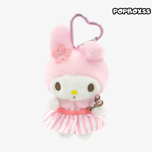 Authentic My Melody Sakura Series Plush Doll Keyrings