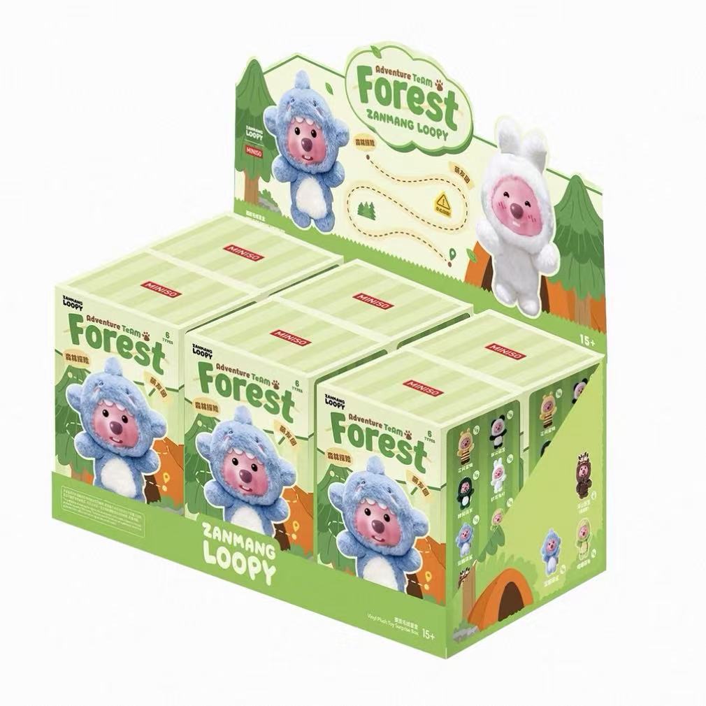 Zanmang Loopy Forest Adventure Team Series Plush Pendant Blind Box