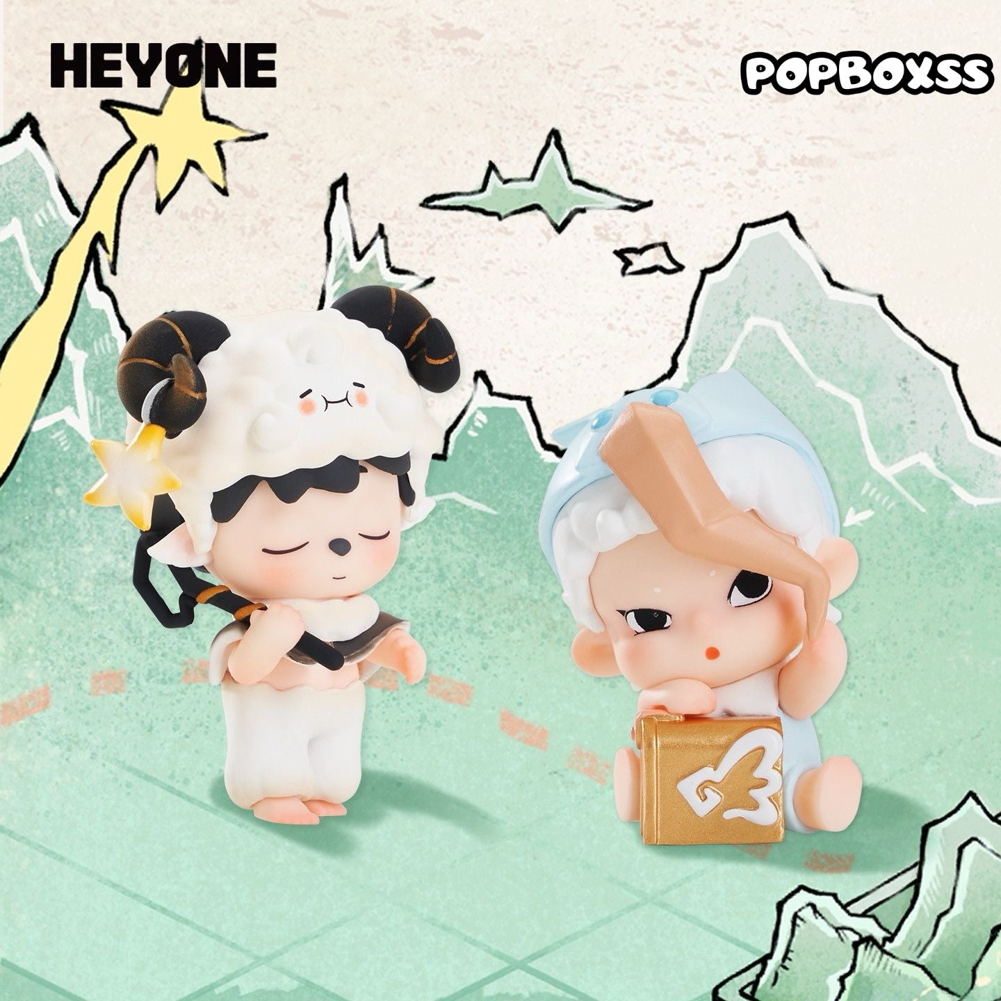 Heyone Time Town Escape Series Mini Figures. Blind Bag
