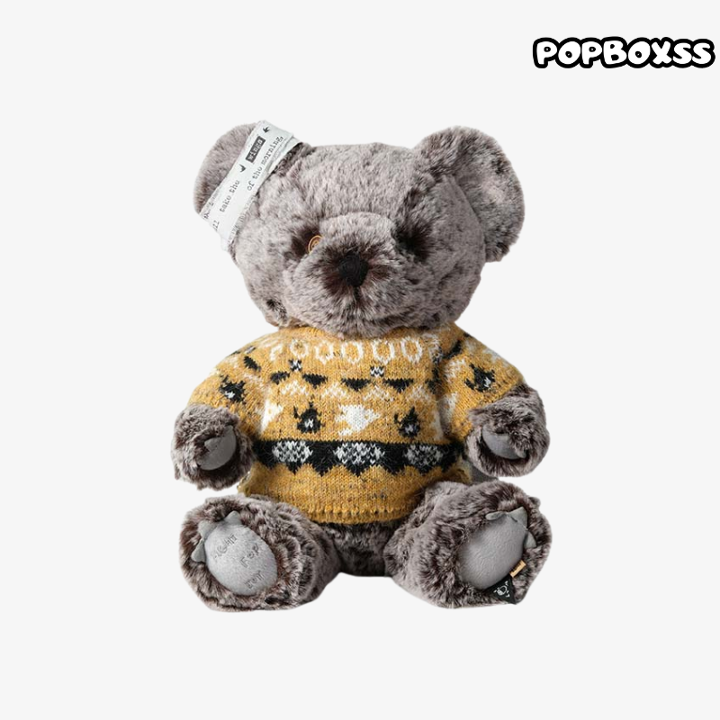 HIRONO Living Wild Snow Frost Plush Bear bag