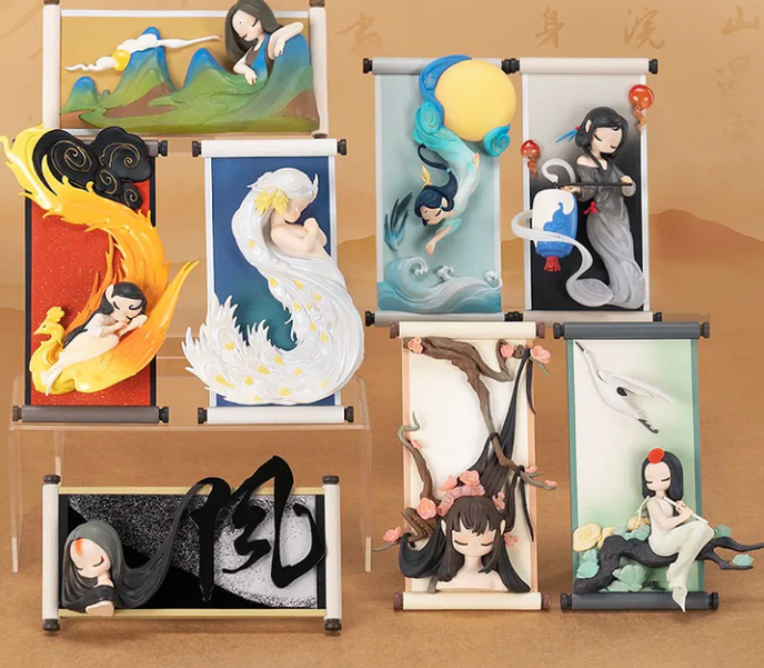 Sleep Chinese Scrolls Series Blind Box