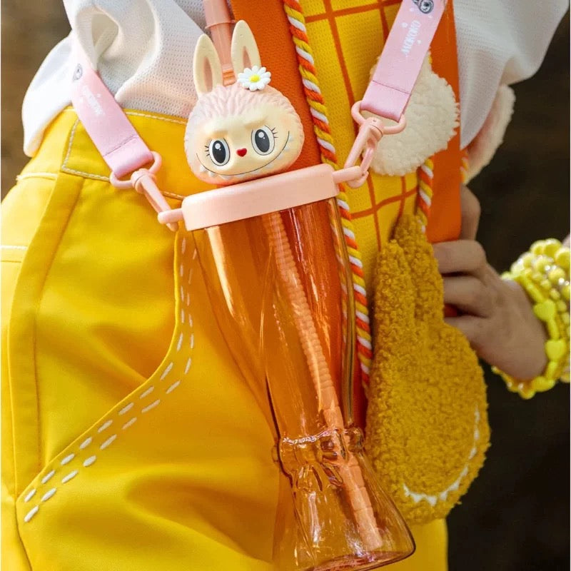 POPMART-POPLAND Limited THE MONSTERS Party Series Straw Cup. Cooling Water