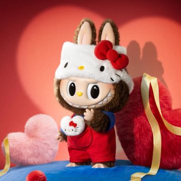 POPMART THE MONSTERS × HELLO KITTY LABUBU - Vinyl Plush Doll