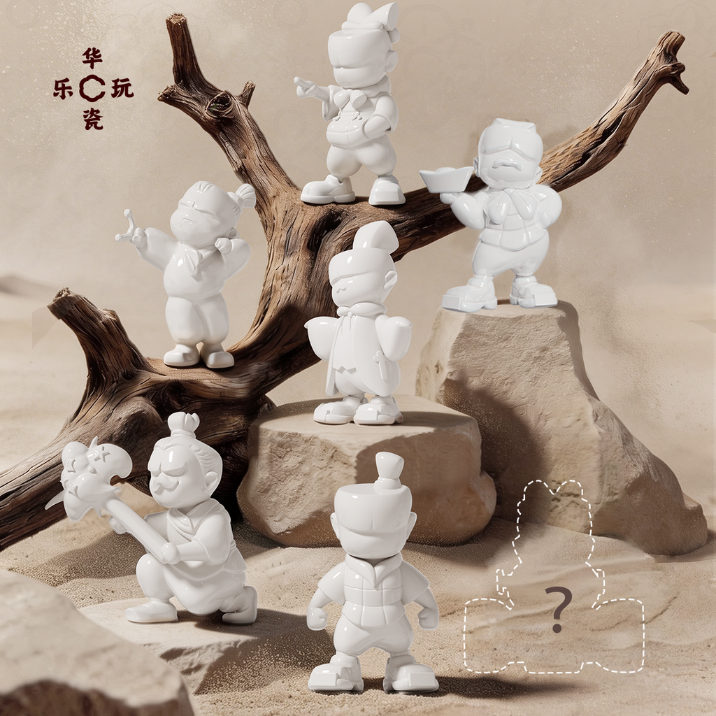 HeyceraCeramic REBORN WARRIORS Furnace figurines blind box