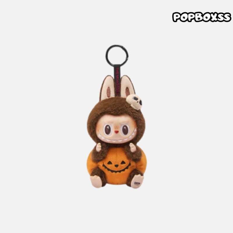 LABUBU Happy Halloween Party Series-Sitting Pumpkin Vinyl Plush Pendant