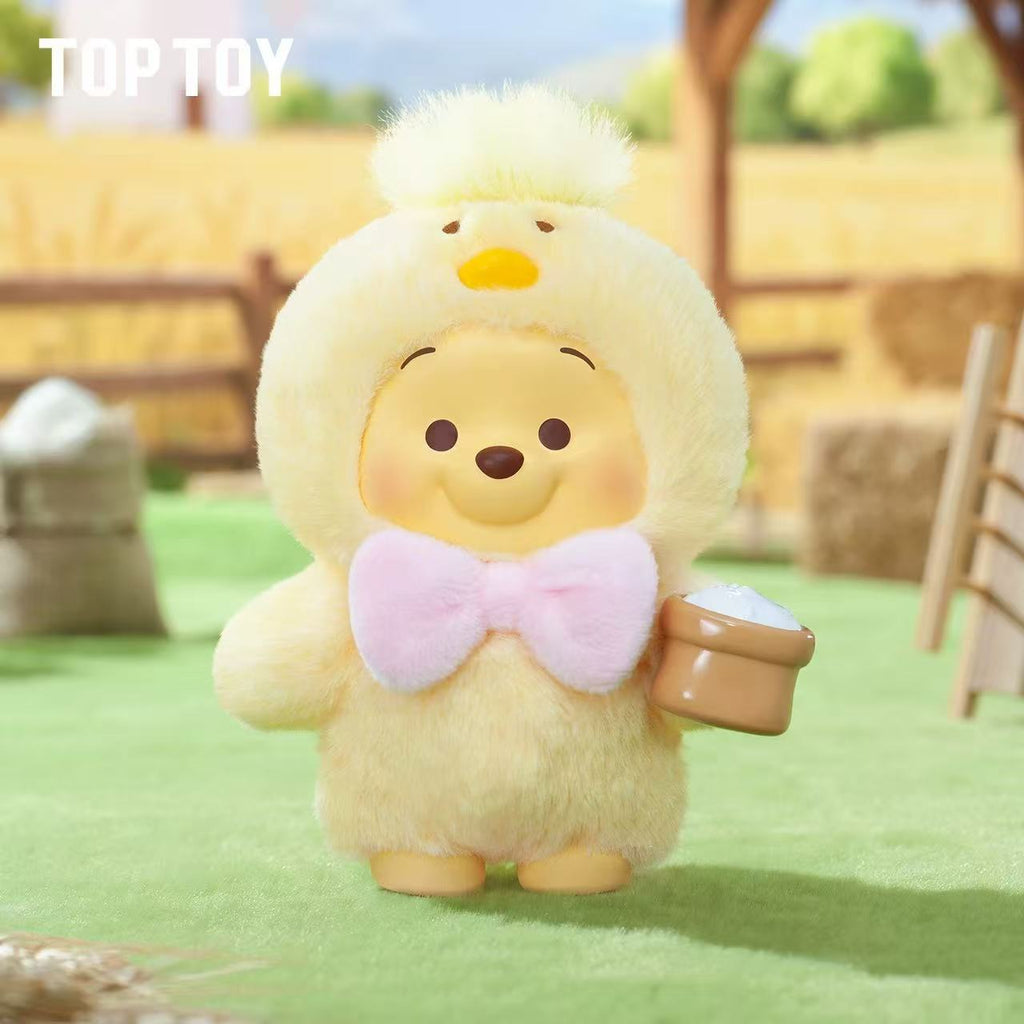 TOPTOY Disney Winnie the Pooh Happy Farm Animal Collection blind box
